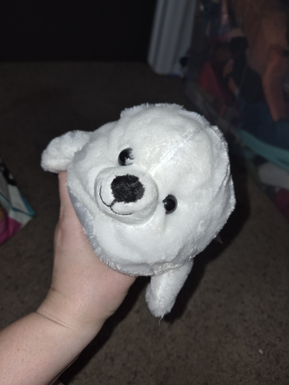 Goffa white seal plush